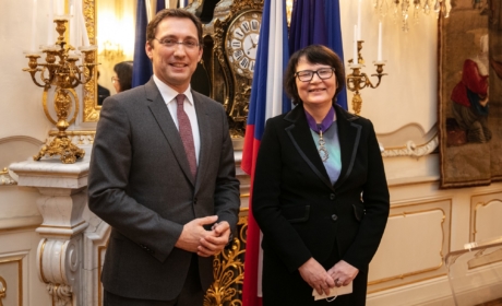 Rector of Prague University of Economics and Business Received Highest French Honour for Merits in Education