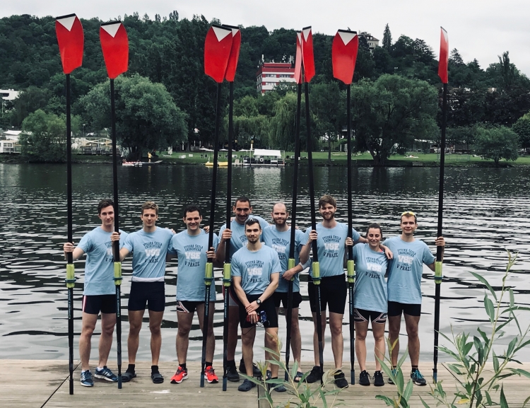 The VŠE crew finished sixth at the University Eights