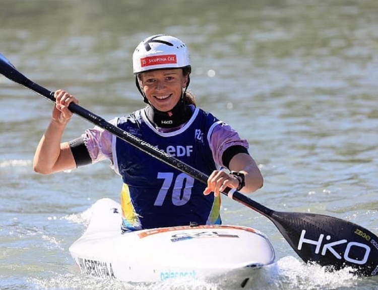 FIR student Amálie Hilgertová won European Championship in Water Slalom