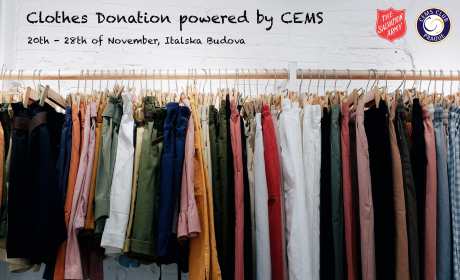 Clothes Donation powered by CEMS /20.-28. 11./