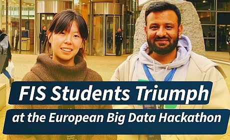 FIS Students Triumph at the European Big Data Hackathon 2025