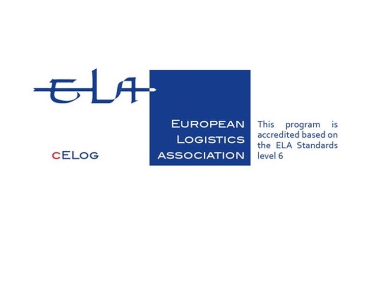 Katedra logistiky je i nadále držitelem mezinárodní odborné akreditace cELog Evropské logistické asociace