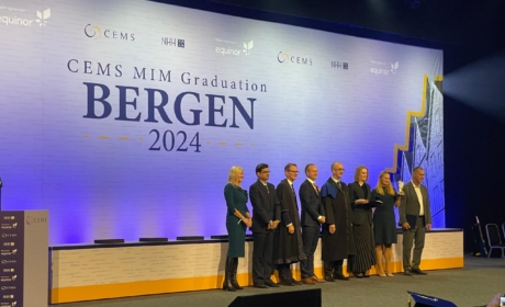 CEMS VŠE triumfoval v Bergenu a získal ocenění CEMS Best School of the Year 2023/24