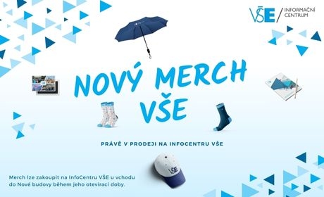 Oficiální merch VŠE je již v prodeji!